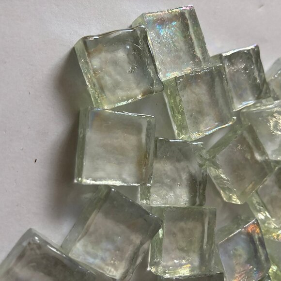Clear Glass SQUARES for Mosaics, Crafts, or Home Decor - Picture 4 of 5